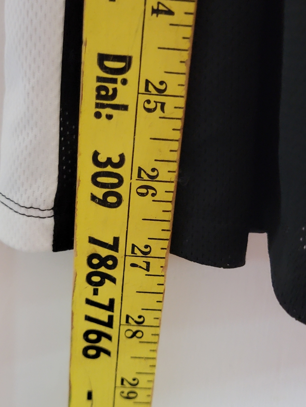 Nike Black and White Performance Tee with Swoosh Tag - Picture 8 of 8